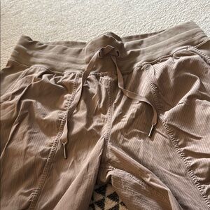 LululemonTan Drawstring Joggers